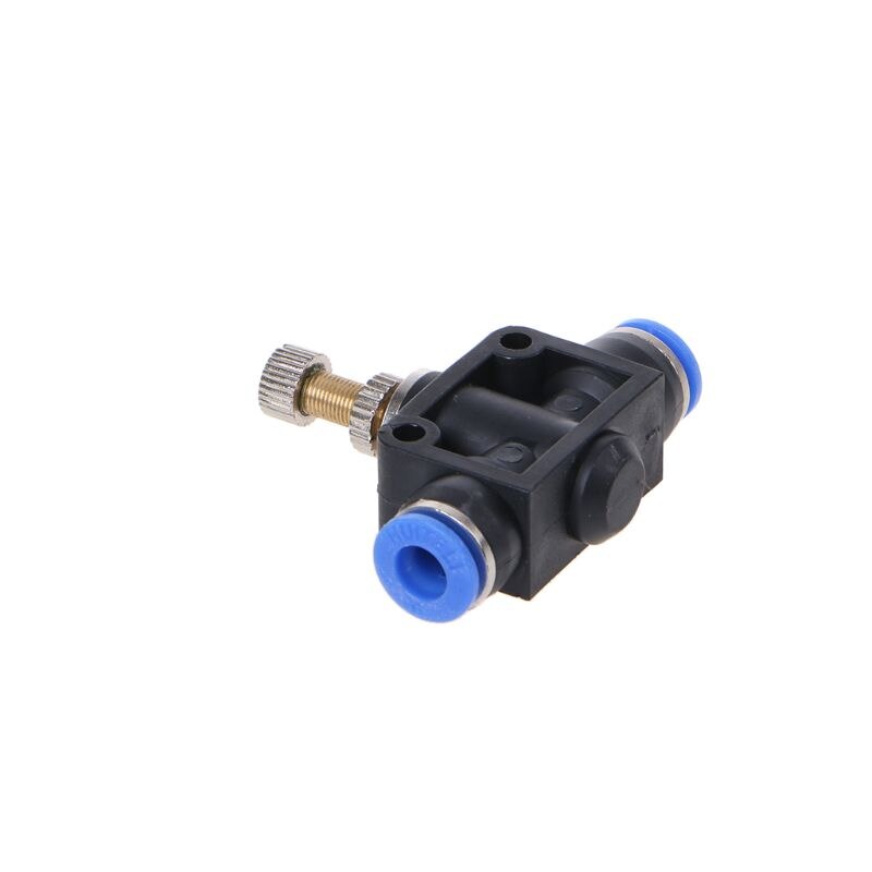10x Push In Speed Controller 6mm Pneumatic Air Flow Control Valve Connector K43C