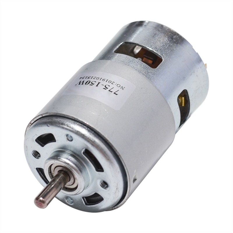 775 Motor DC 12V 24V 80W 150W 288W DC Motor Large Torque High Power DC Motor Double Ball Bearing Spindle Motor