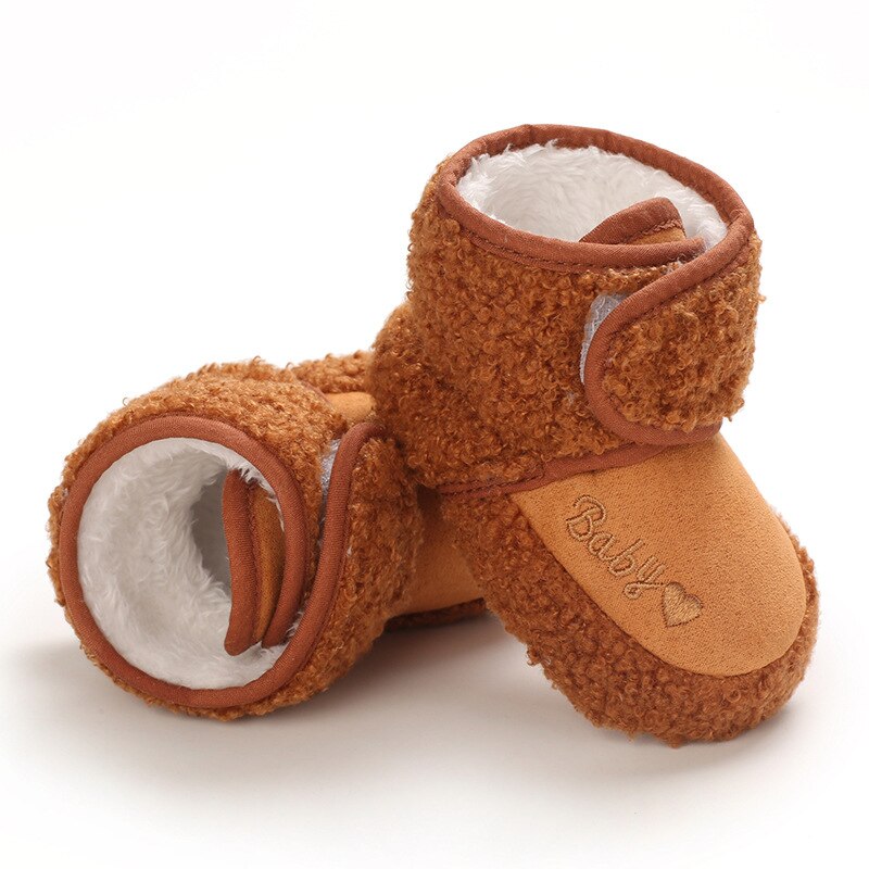4 tipos do bebê outono botas de inverno do bebê meninos da menina inverno sapatos quentes sólidos da forma da criança primeiros caminhantes sapatos do miúdo 0-18m botas
