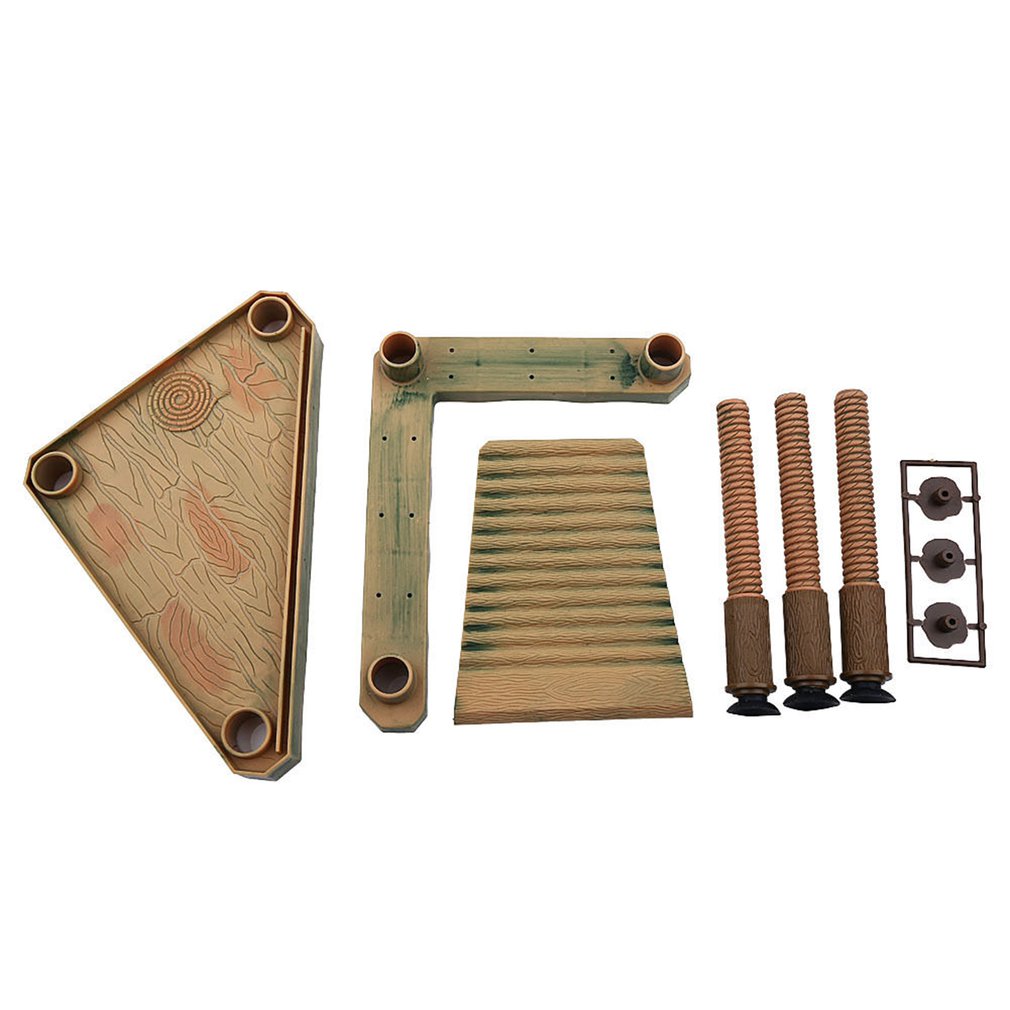 Eco-friendly Plastic Box Dock Natural Animal Turtle Pier Basking Platform Dock For Aquarium Fish Tank Decor: Default Title