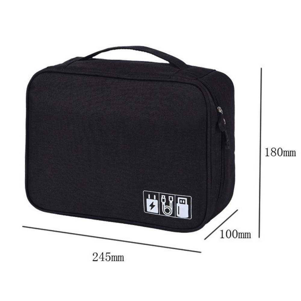Torba do przechowywania kabli Wodoodporny cyfrowy organizer na akcesoria elektroniczne Przenośny podróżny organizer na kable do wtyczki ładowarki USB