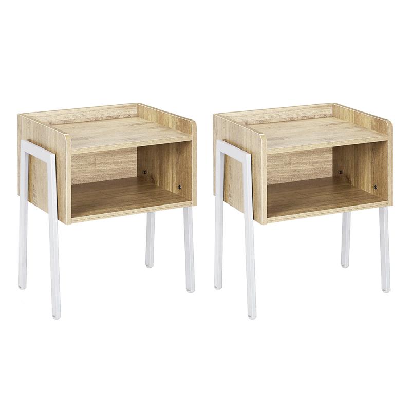 42x35x52cm modern bedside table simple shelf bedroom bedside imitation solid wood storage cabinet nightstand bedroom furniture