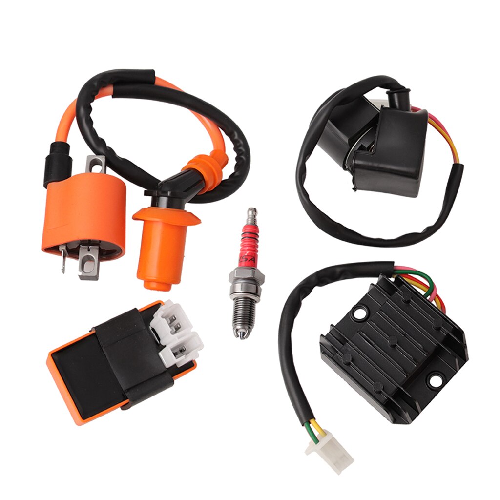 6 Pole Ignition Coil Magnetic Relay Kit For Go Kart GY6 50cc 125cc 150cc