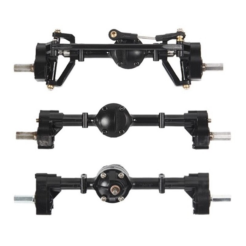 3Pcs Voor Midden Achter Portal Assenstel Voor Wpl B16 B36 6X6 6WD 1/16 Rc Car Upgrade Onderdelen Accessoires: Default Title