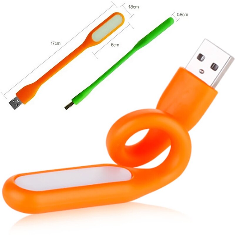 Flexibele usb led-lamp, mini-lamp voor computer, laptop, notebook, pc, powerbank, draagbaar, ultrahelder