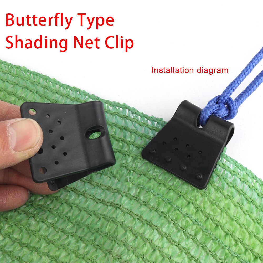 5~50pcs/Pack Greenhouse Film Clip Agriculture Sun Shade Net Clips Hang Expand Instant Grommet Sunshade Net Fix Clips Tools
