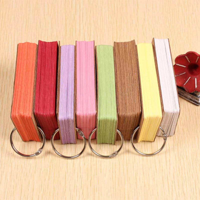 50 sheets Mini Sticky note paper School Supply Vocabulary Writing Reciting Book Blank Paper Cards Invitations for Party