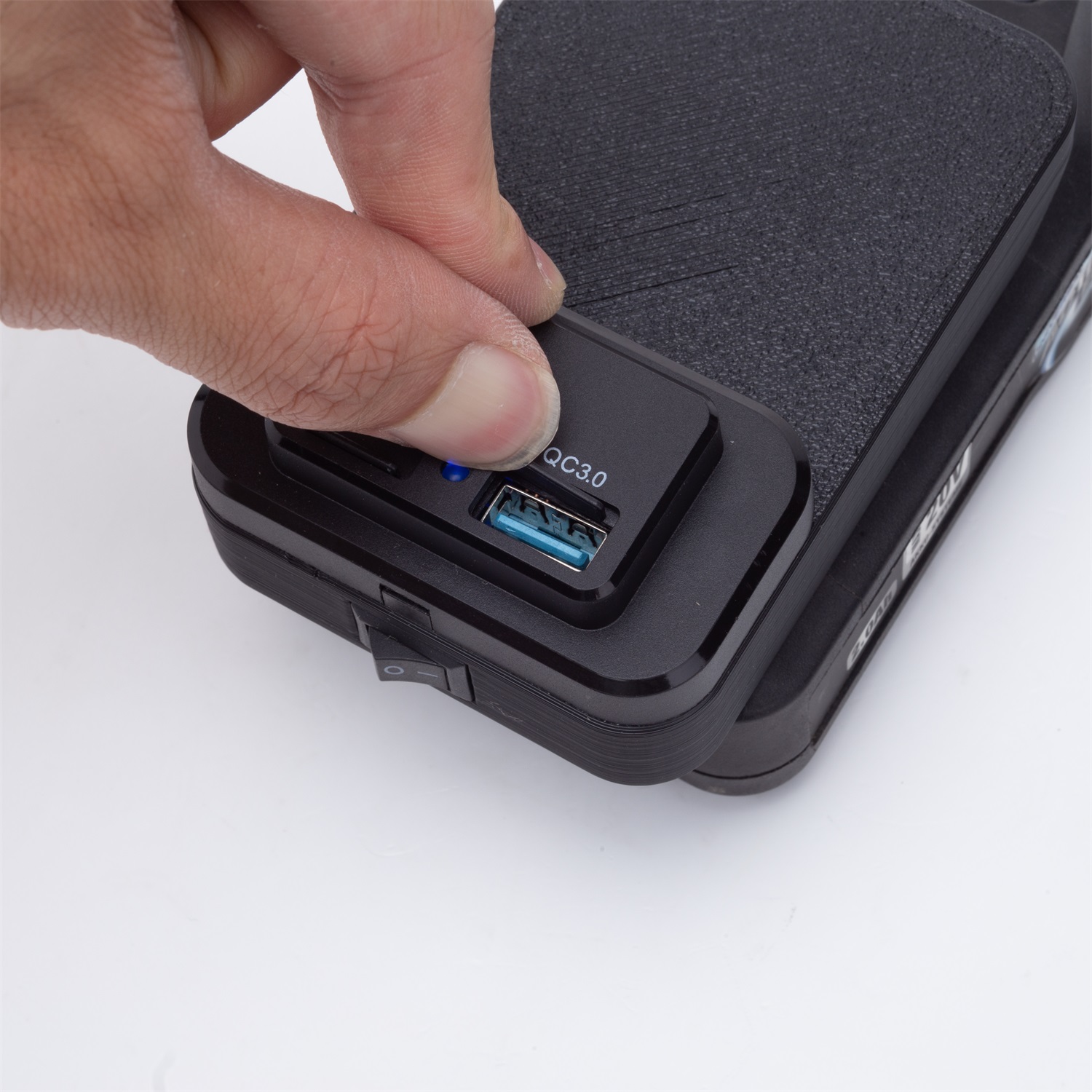 Adaptador de fuente de alimentación para batería de litio Aldi Ferrex Activ Energy de 20V con USB PD/QC3.0 para cargador rápido de teléfono (sin batería)
