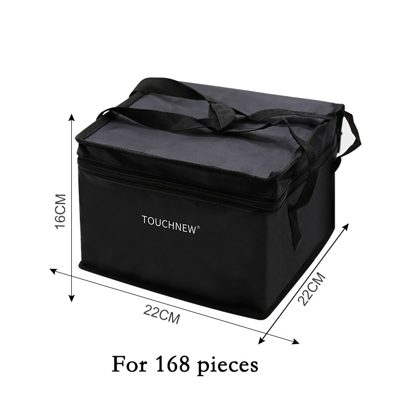 Bolsa para rotuladores de 280/220/170/168/80/60/40/30 piezas, bolsa para marcadores, artículos para la mochila del colegio, sin marcadores, estuches para lápices