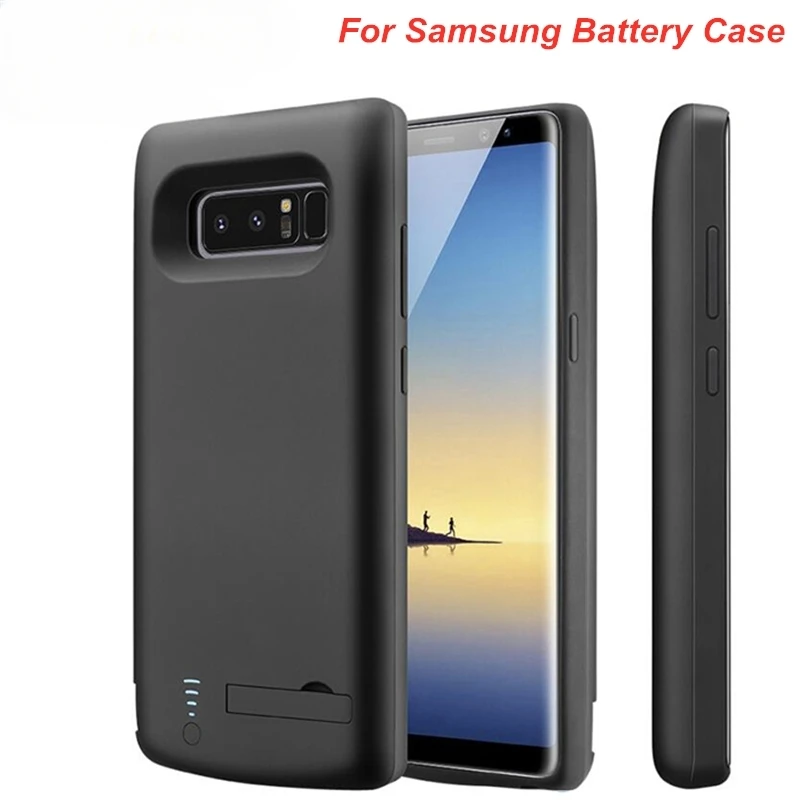 10000 mah powerbank voor samsung galaxy  s23 s22 s8  s10 s10e note 8 9 10 en 20  s20 +  plus  s21 fe (batterijopladerhoesje)
