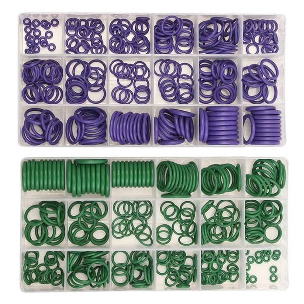270Stck Auto Klimaanlage Kompressor Dichtung Hülse Nitril Gummi O-Ring Ring Gummi Reparatur Wasserdichte Dichtung Tragen Widerstand