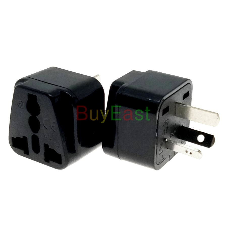 Universal to AU, China, Zealand Electrical Plug Adapter - AC 100~250V 10A Max