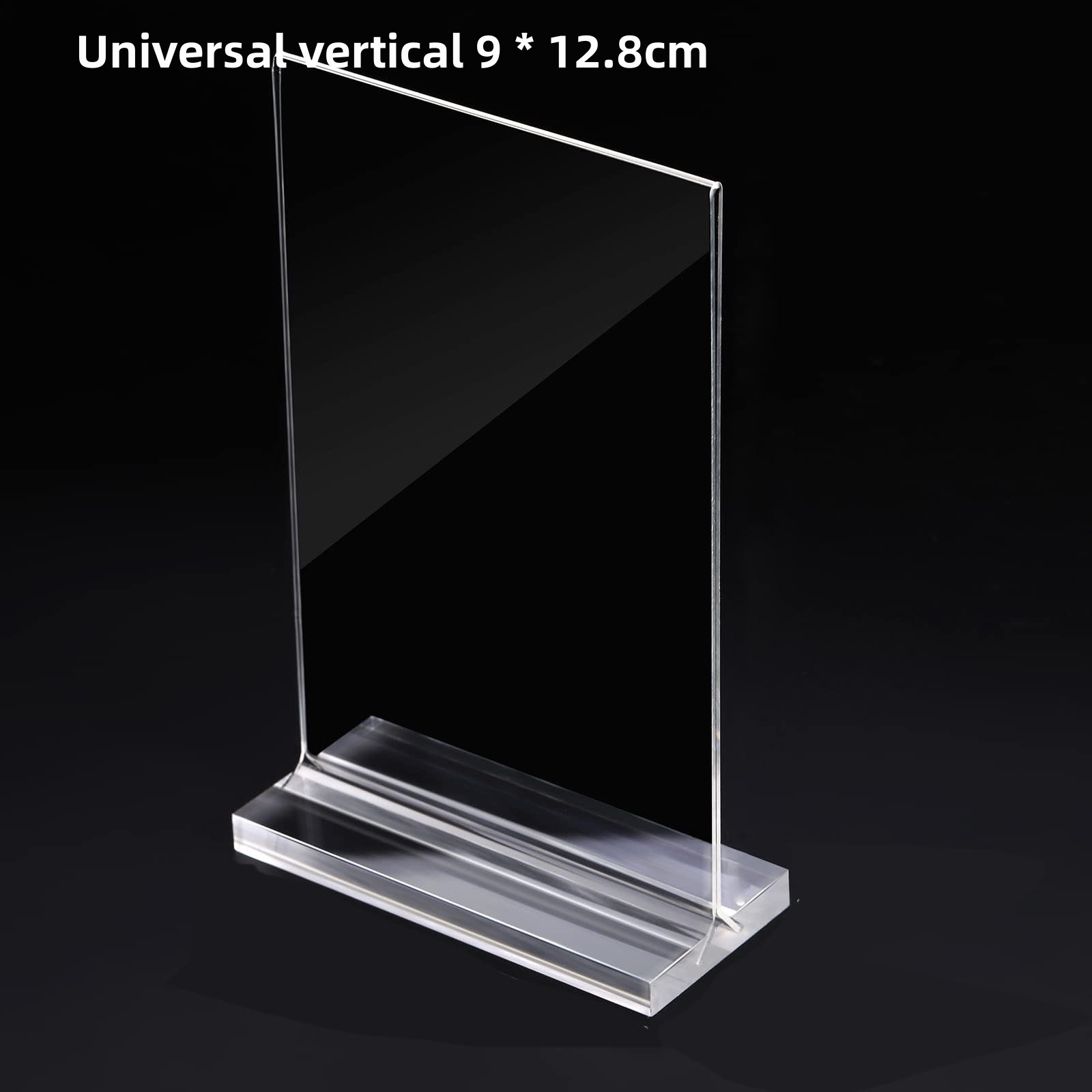 1Pcs Acrylic Sign Holder Clear Table Menu Display Stand Standing Double Sided Clear Acrylic Sign Office Store Restaurant Meeting: Magenta