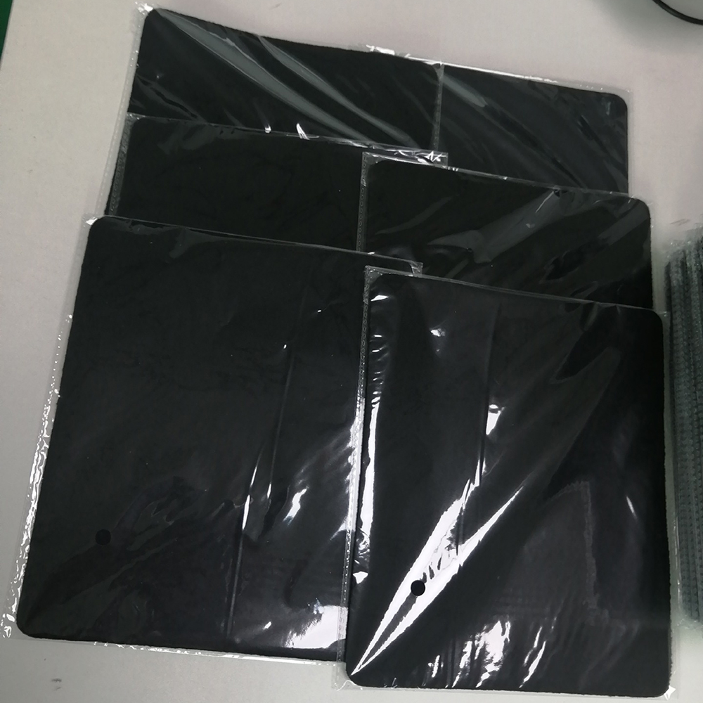 Alfombrilla antideslizante para ratón, portátil, Gaming, PC, ordenador negro, alfombrilla para ratón, suministros escolares de goma, juego de escritorio, accesorios de oficina