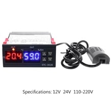 Digital Temperature and Humidity Controller Thermostat and Humidistat Double Display AC 110V 220V DC 12V 24V 10A