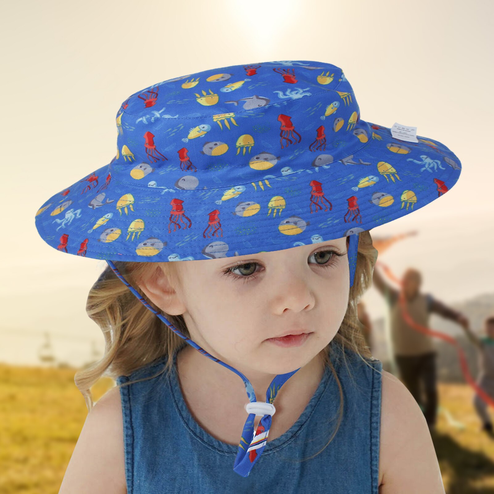 Sun Hat Men And Women Baby Breathable Basin Hat Cute Beach Hat Toddler Sun Protection Wide Brim Summer Cap