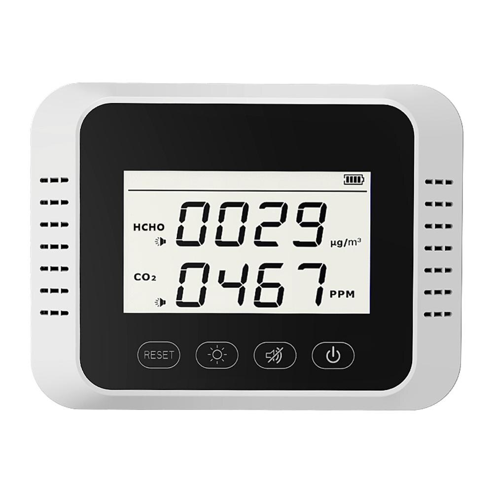 Air Monitor CO2 Meter Digital CO2 Detector Formaldehyde Tester Air Analyzer Medidor CO2 измерение 공기질 CO2 sensor: Type 3