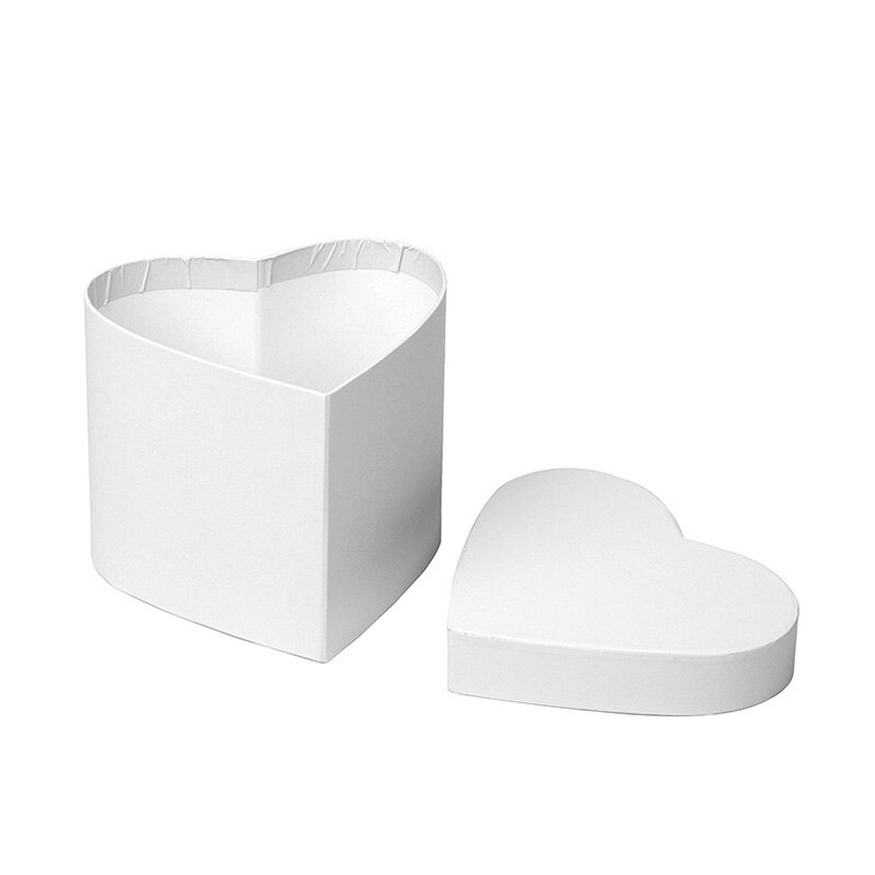Florist Hat Boxes Red Heart Shaped Candy Boxes Bucket Box Packaging Boxes Party Valentine's Day Flowers Living Vase: 6