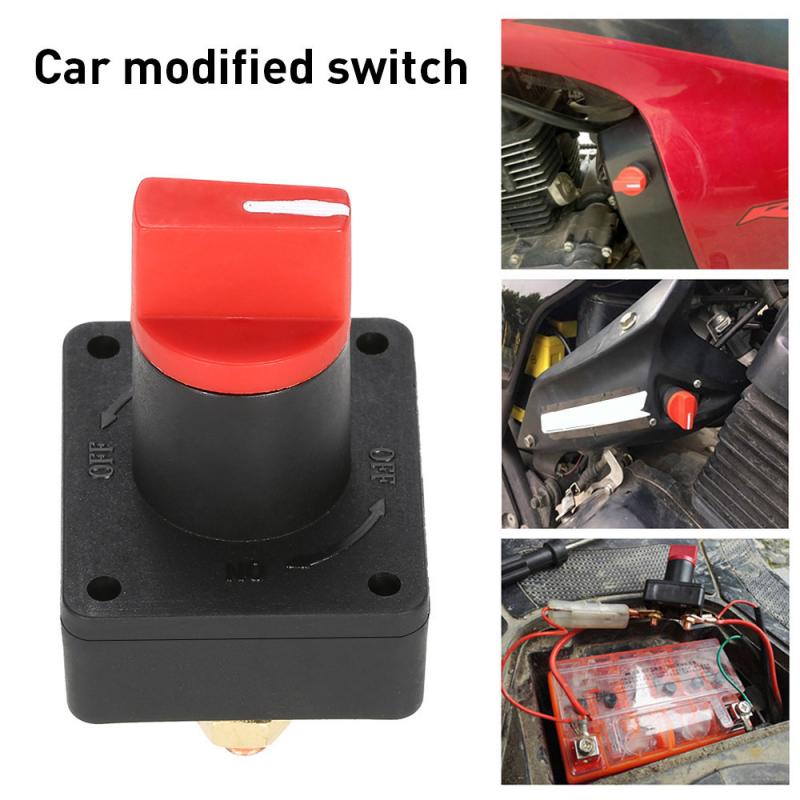 60V 100A Car Master Battery Disconnect Rotary Cut Off Power Kill Switch Master Disconnect Rotary Cut Off Isolator Kill Switch
