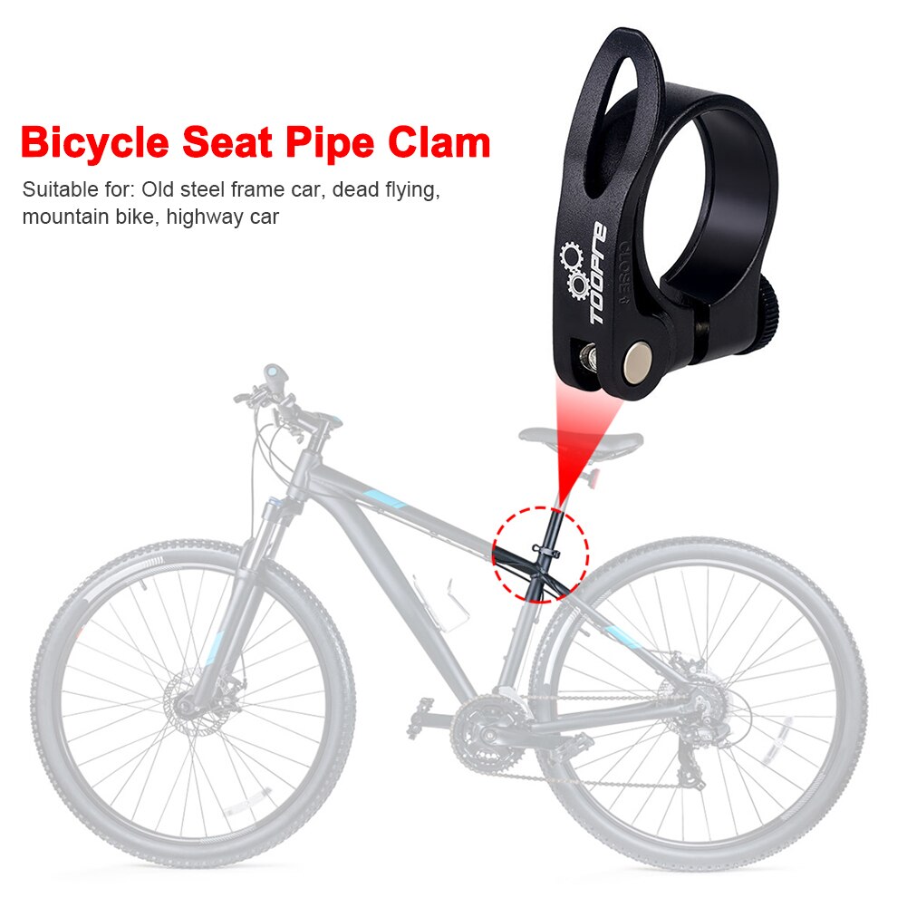 Aluminum Alloy Bike Seat Tube Clip Quick Release Mountain MTB Bicycle Saddle Seat Seatpost Clamp Riding Sapre Parts
