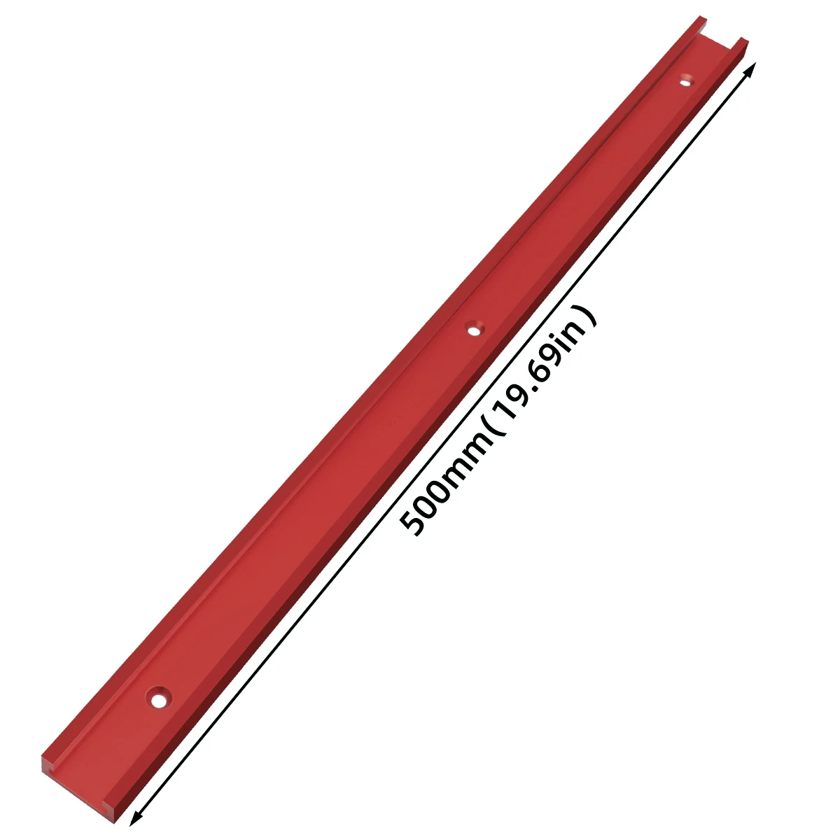 T30 T Track Houtbewerking Tool T-Slider T Slot Verstek Track Jig Aluminium Verstekmeter Gids Chute voor tafelzaag Router Tafel: Blauw