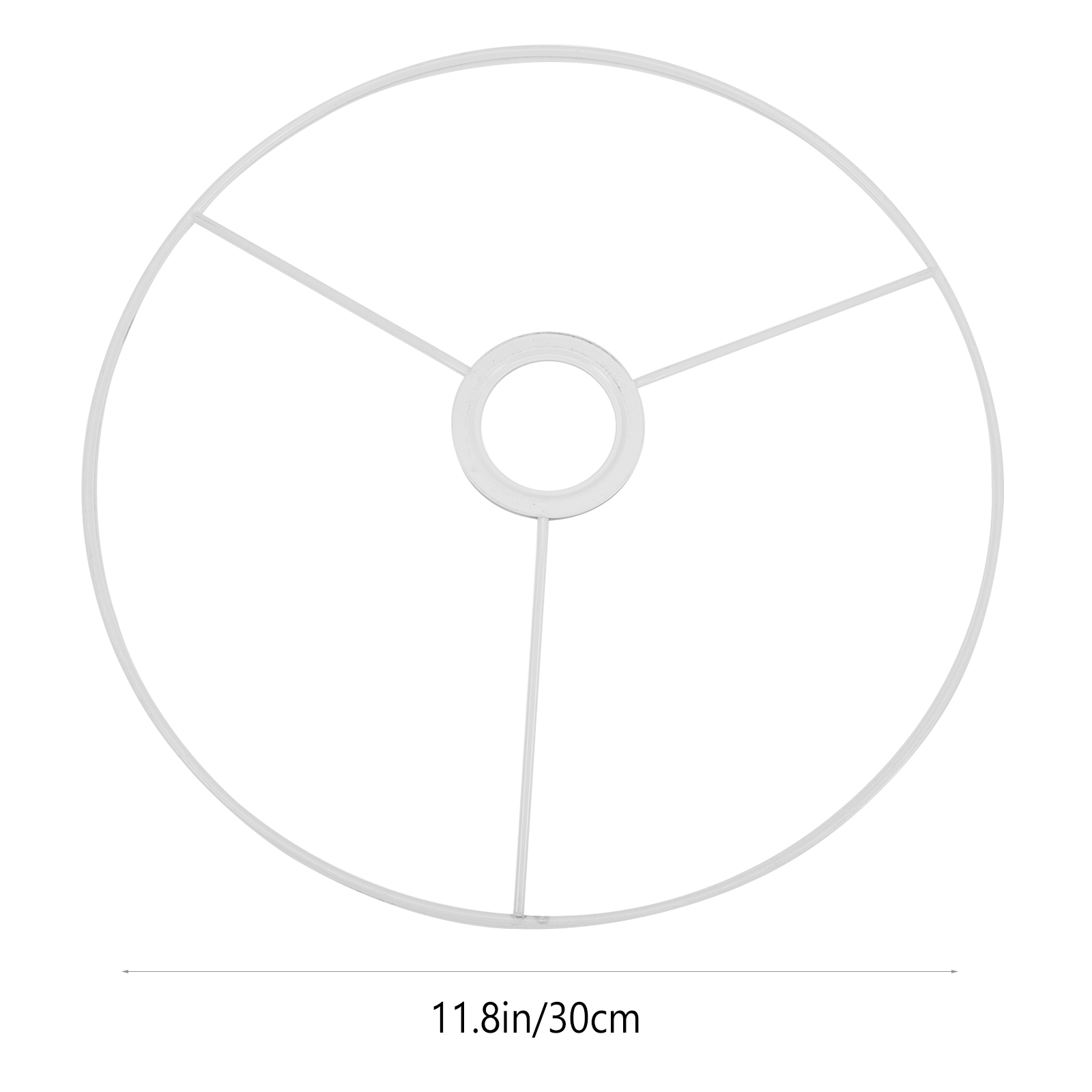 Lampshade Frame Round Vintage Lamp Shade Frame E27 Base 30cm Lampshade Supply