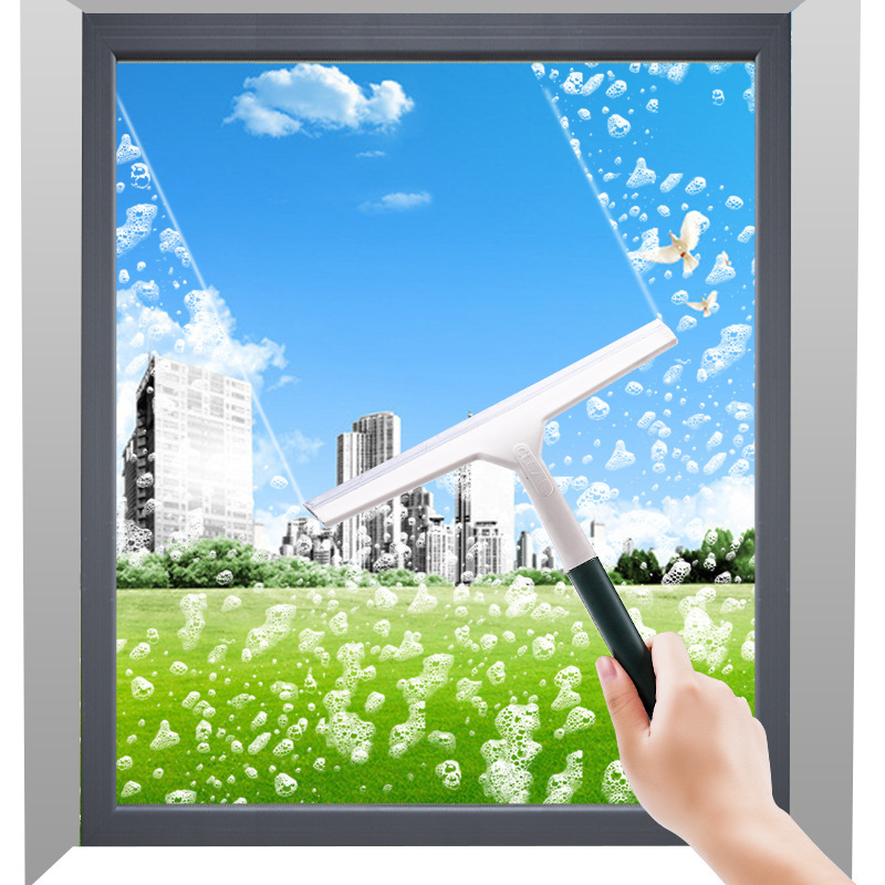 Household simple Wiper Window Cleaner Shower Squeegee Glass Clean Scraper Washing Wiper Glass Cleaning Tool Bathroom Accessories