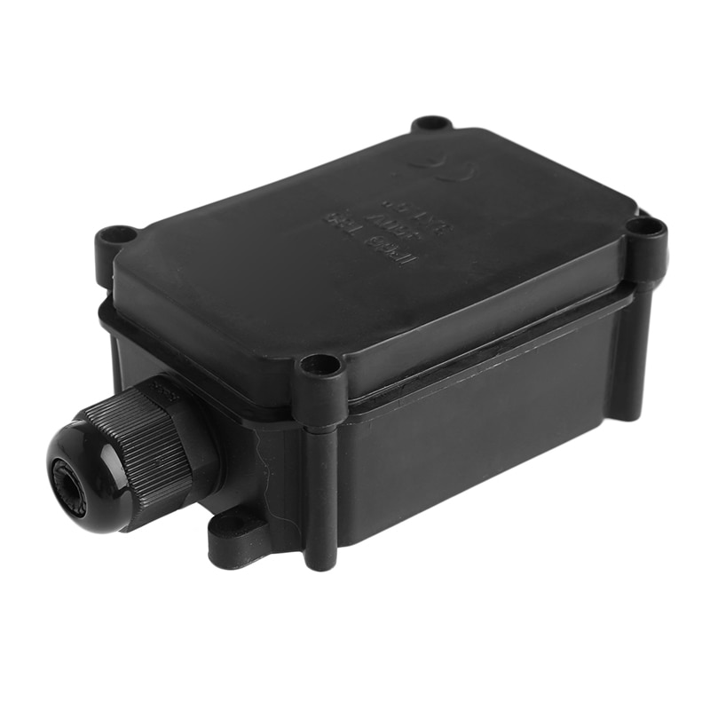 Boîte de jonction électrique étanche IP66, connecteur de fil de câble en plastique, glande, directe