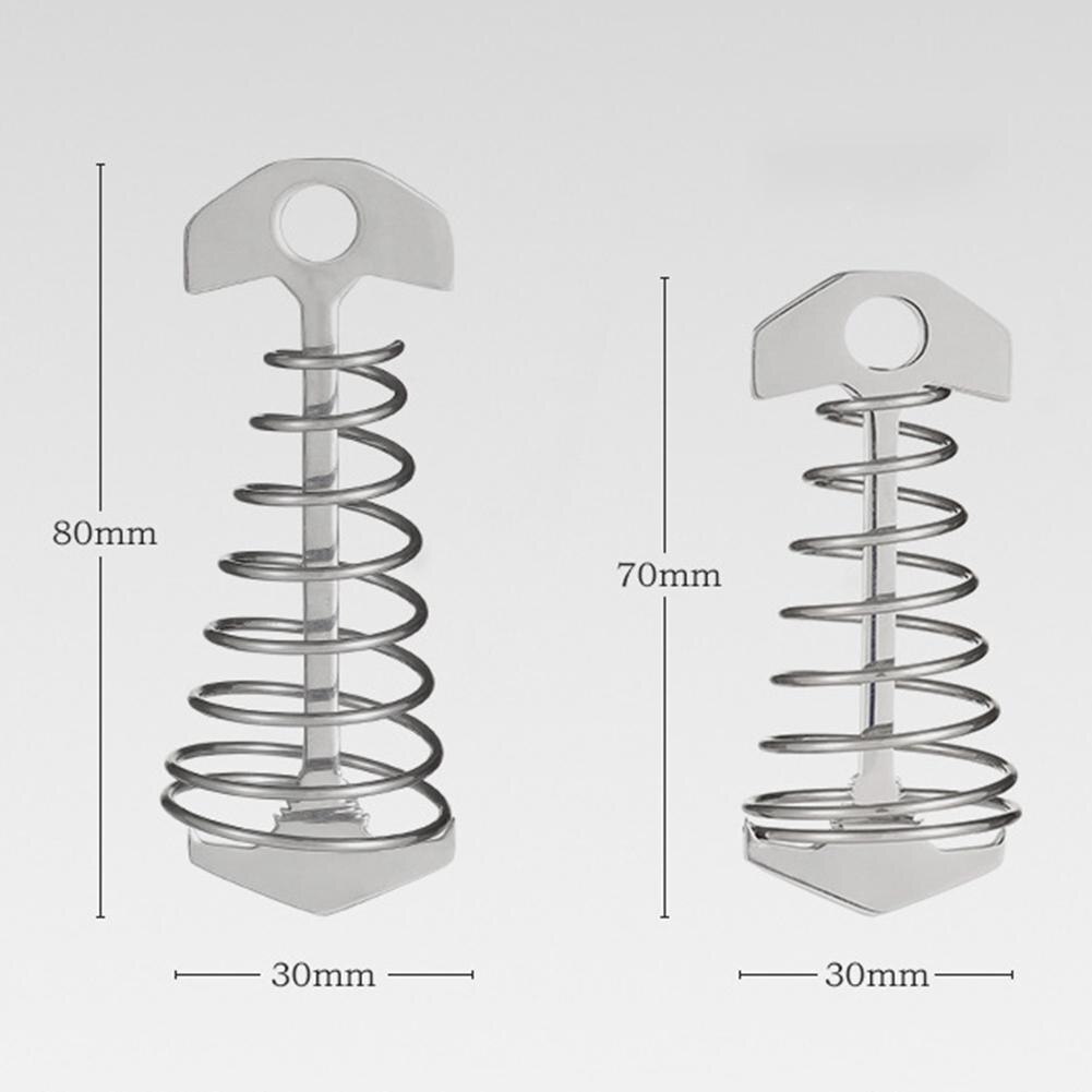 1pc windseilschnallen, federförmig, oktopus-förmig, deckpflock, zelthaken, fixseil, camping, stahlbrettschnalle, wandernagel, outdoor,  y9 w 2
