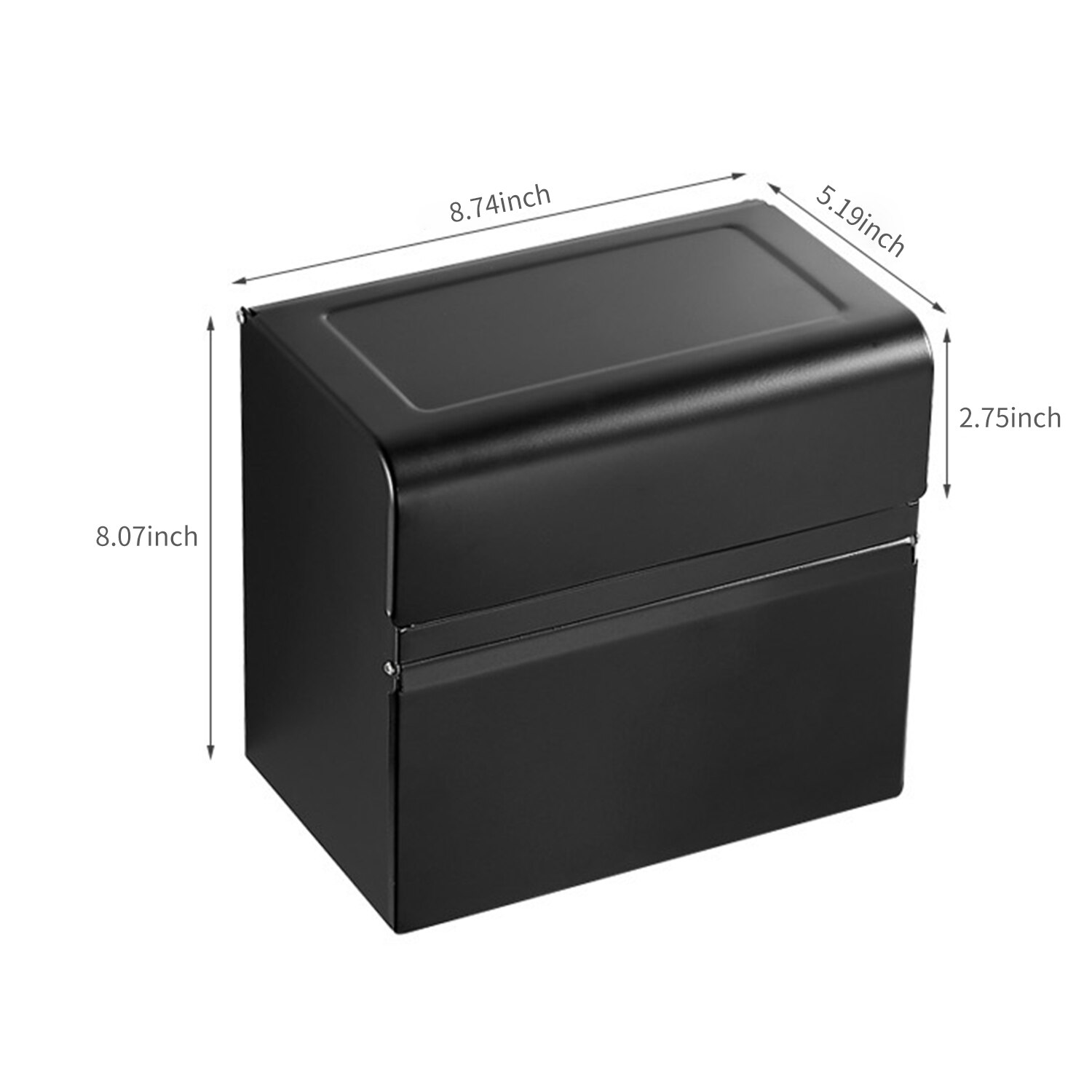 Paper Towel Dispenser Holder Tissue Wall Mounted Drilling Waterproof Toilet Tissue Dispenser Kitchen Paper Towel Dispenser: B