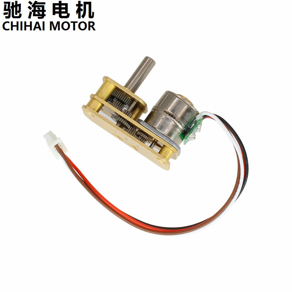 ChiHai Motor CHS-GM1024-10BY 2 phase 4 wire Stepper Gear Motor 39 Ohm DC 12.0V RATIO 500 200 50