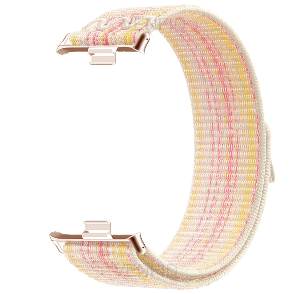 Magiskt nylonband för xiaomi mi band 8 pro/mi band 9 pro sport kvinnor män vävd klockarmband ögla för redmi klocka 4/5: Mång / 12mm