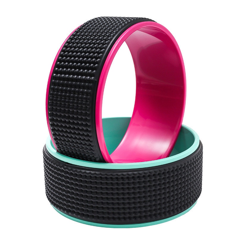 33*13cm yoga sirkler yoga hjul for stretching øke fitness fleksibilitet positur trening hjul