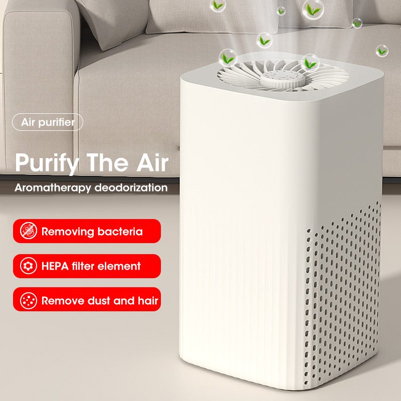 Portable Desktop Air Purifier With HEPA Filter Mini Air Purifier Household Air Cleaner Odor Remover Air Freshener For Home