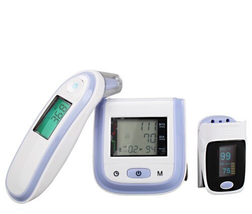 Loodom OLED Pulsoximeter Baby Thermometer Handgelenk Blutdruck Monitor Thermometr Oximetro De Dedo Bloodpressuretest