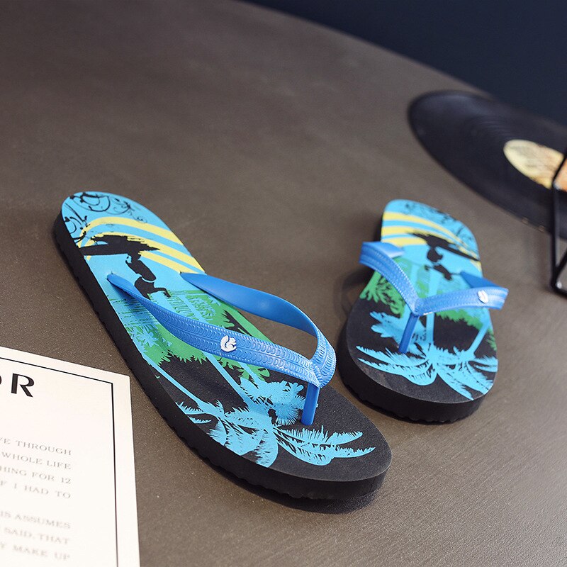 Chanclas de verano a la antideslizantes para Hombre, zapatillas negras de cocotero, zapatos de playa informales transpirables para exteriores, Sandalias para Hombre