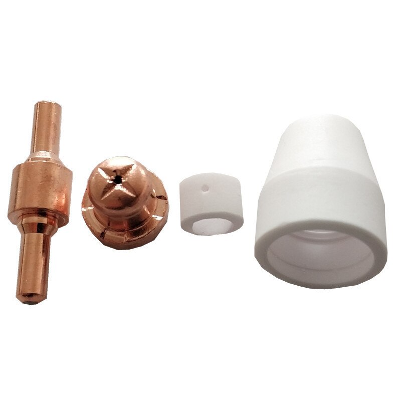 10 Pcs PT31 30/40A Cutting Torch Plasma Cutter Tip Electrodes &amp; Nozzles Kit Consumable Plasma Cutter Machine Spare Parts Torch