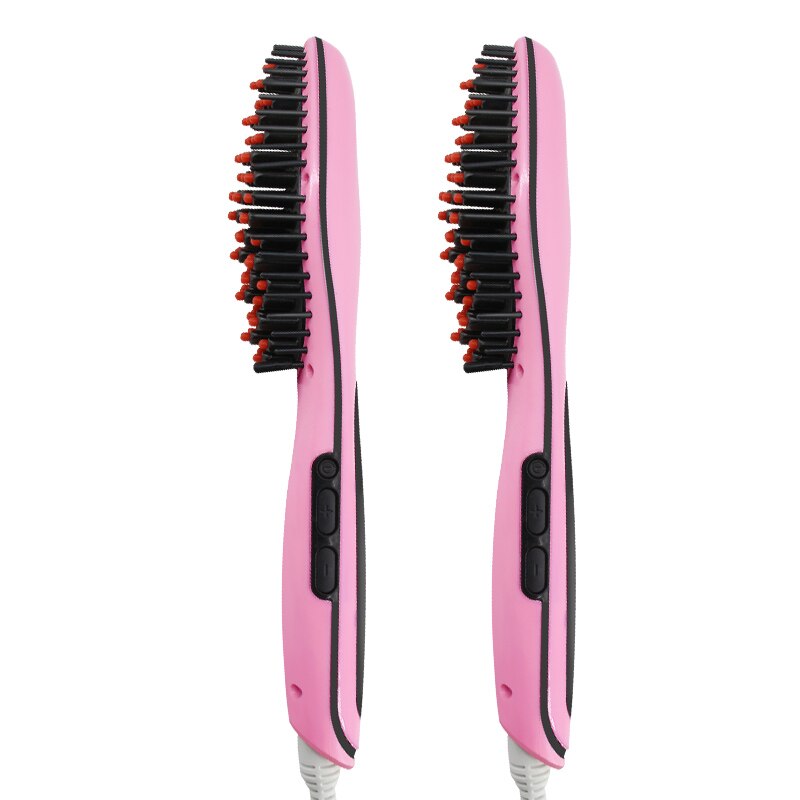 1000W asciugacapelli spazzola asciugacapelli e volumizzatore piastra per capelli arricciacapelli pettine rullo One Step asciugacapelli elettrico a ioni GH4: pink 1pc / Gli Stati Uniti