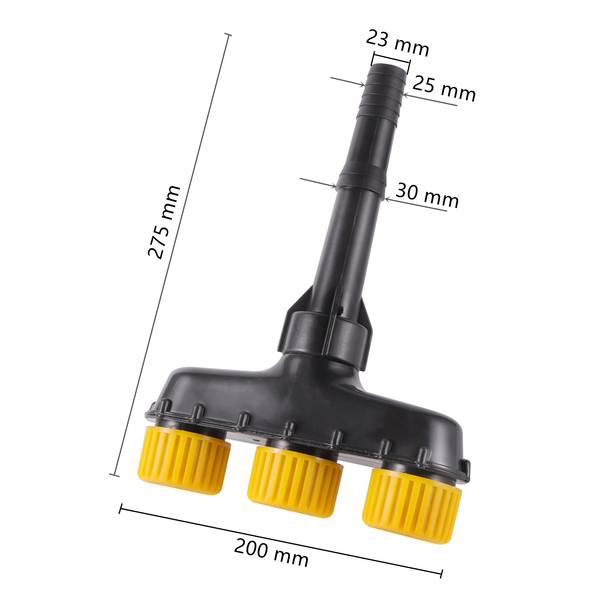 Ugelli per atomizzatore agricolo irrigatori per acqua da giardino prato grande flusso ugello regolabile strumento per irrigazione di verzura agricole: 3 spray ugello