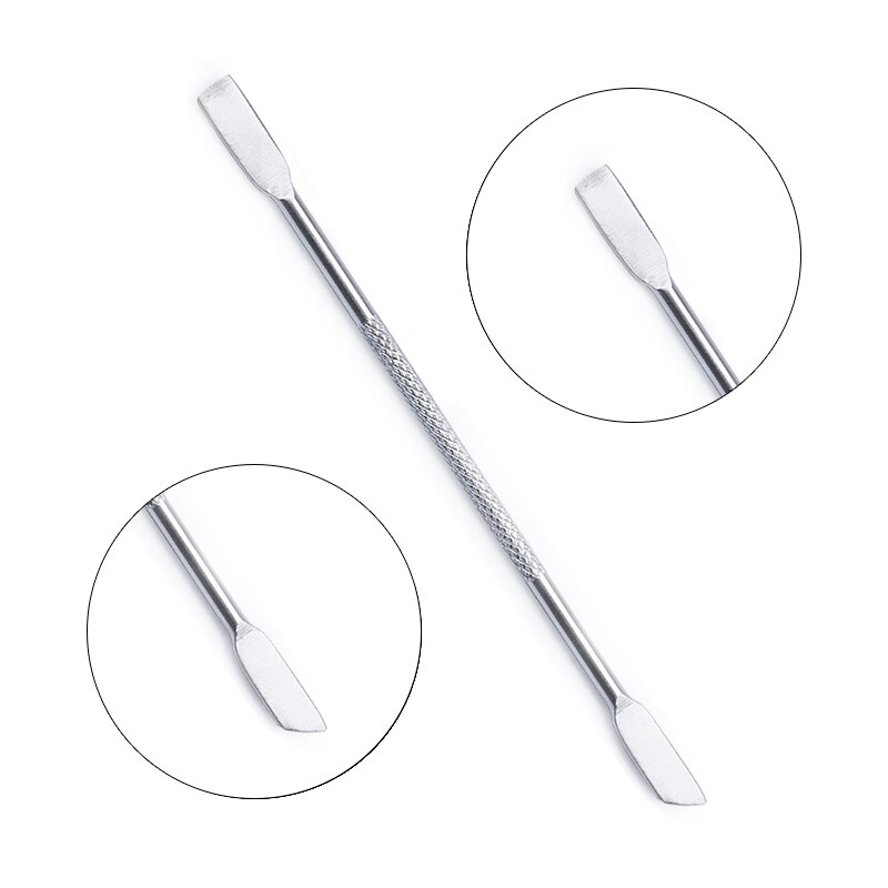 Pinza para cutícula de uñas de plástico y Metal, producto para eliminar la piel muerta, 1 pieza, 10,1x4,9 cm: BJ72460