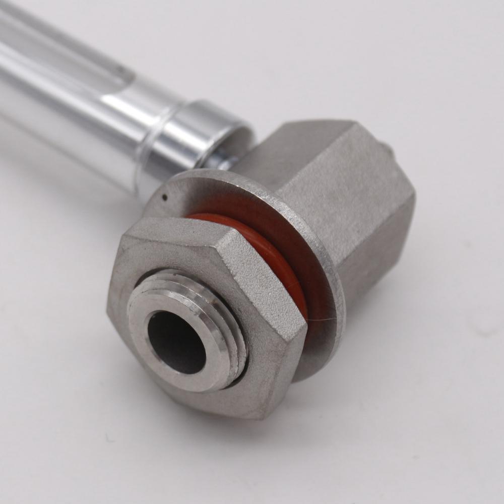Weldless Sight Gauge -16" High Temp Food Grade Silicone Washers and Tubing Homebrew Beer Kettle Cooler Sight Gauge