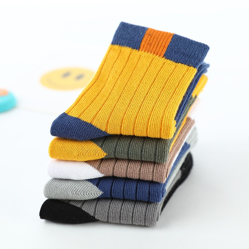 5 Paren/partij Kinderen Sokken Winter Kinderen Sokken Voor Jongens Meisjes Katoenen Zomer Baby Warm Kinderen Casual Kleding