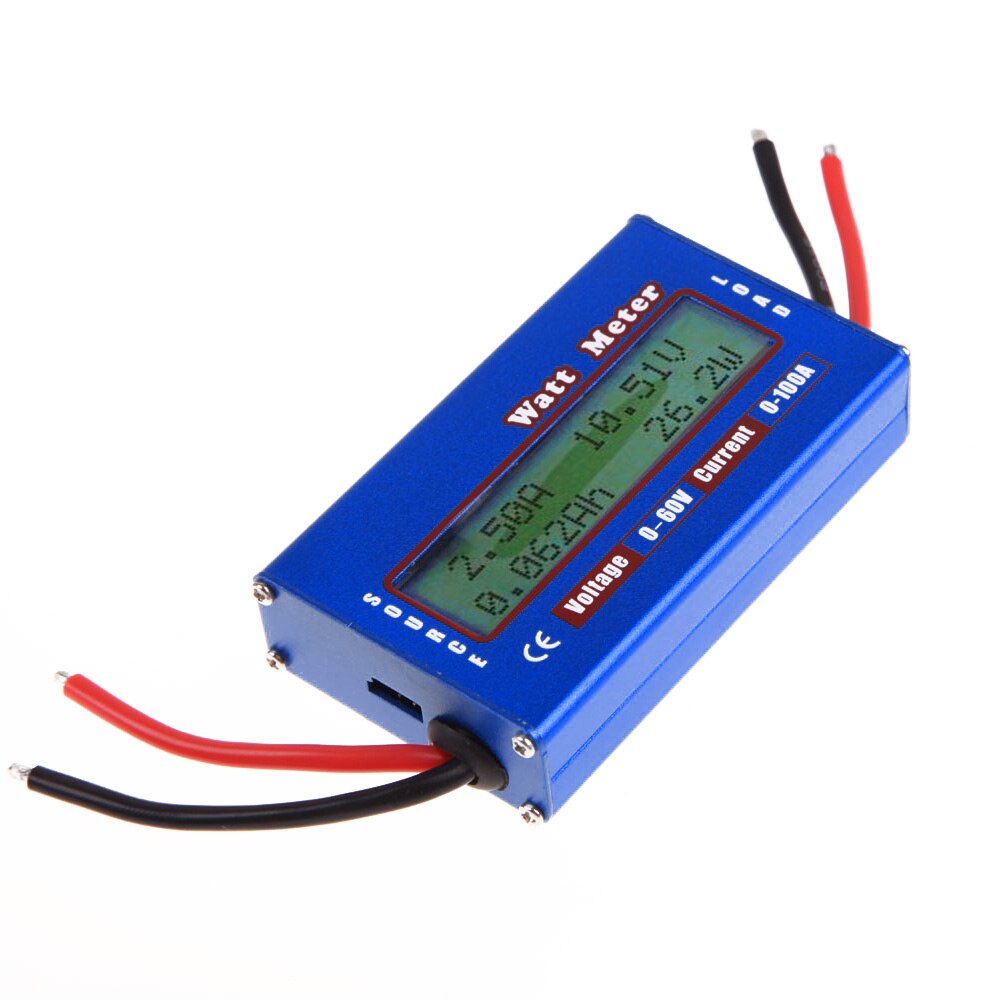 DC Power Analyser Watt Meter 12V 24V Solar Wind Analyzer LCD Digital Current Energy Meter DC Power Analyser Watt