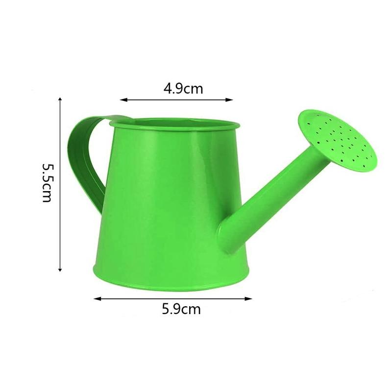 1pc Süssigkeit-farbige Mini Gießkanne Hause Dekoration Fass Blume Anordnung Sukkulenten Pflanzen Topf Metall Gießkanne Gerät