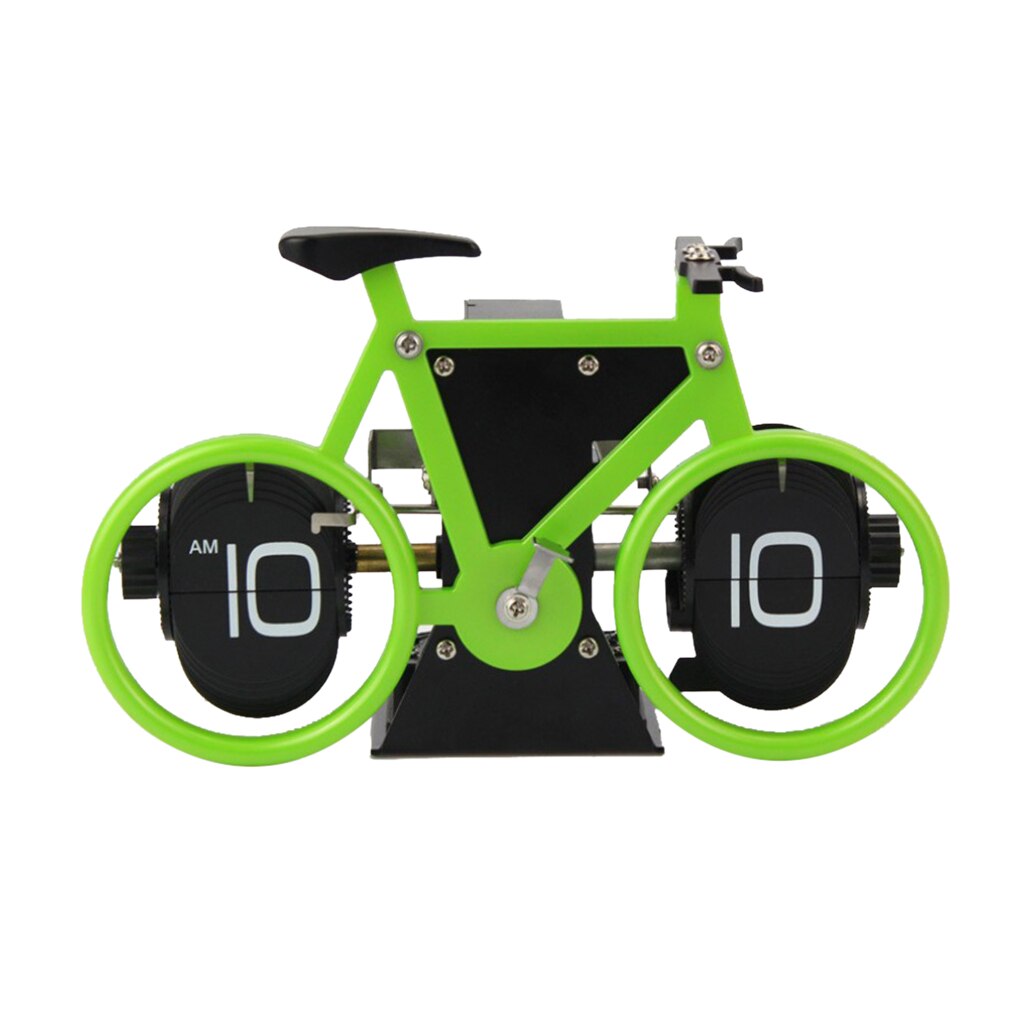 Moderne Seite Drehen Fahrrad Schreibtisch Uhr Dekoration Büro Regal Uhr Heimat Dekorative Kunstwerk Tabletop Dekor Für freundlicher freundlicher