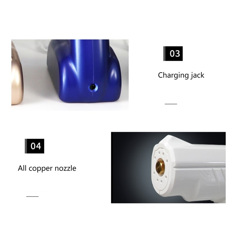 Handheld Nano Sanitizer Spritzgerät Hause Desinfektion Zerstäuber Blau Strahl kabellos Desinfektionsmittel Maschine Dampf sprühen Luft Reinigung Auszustatten