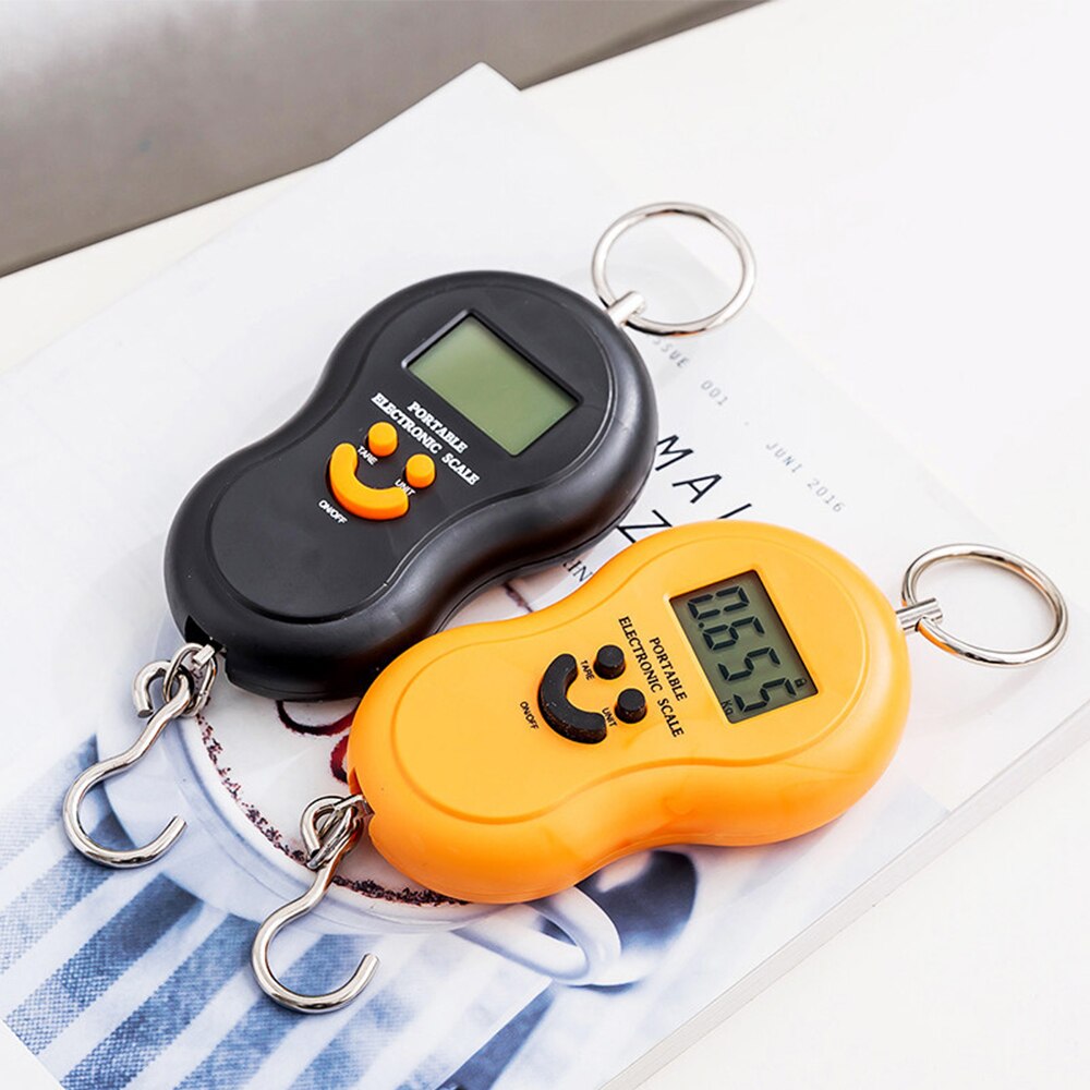 Scale Digital Scales Electronic Fishing Weight Pocket Luggage Travel Hanging Scale For Kitchen Steelyard Hook Scale LCD Portable