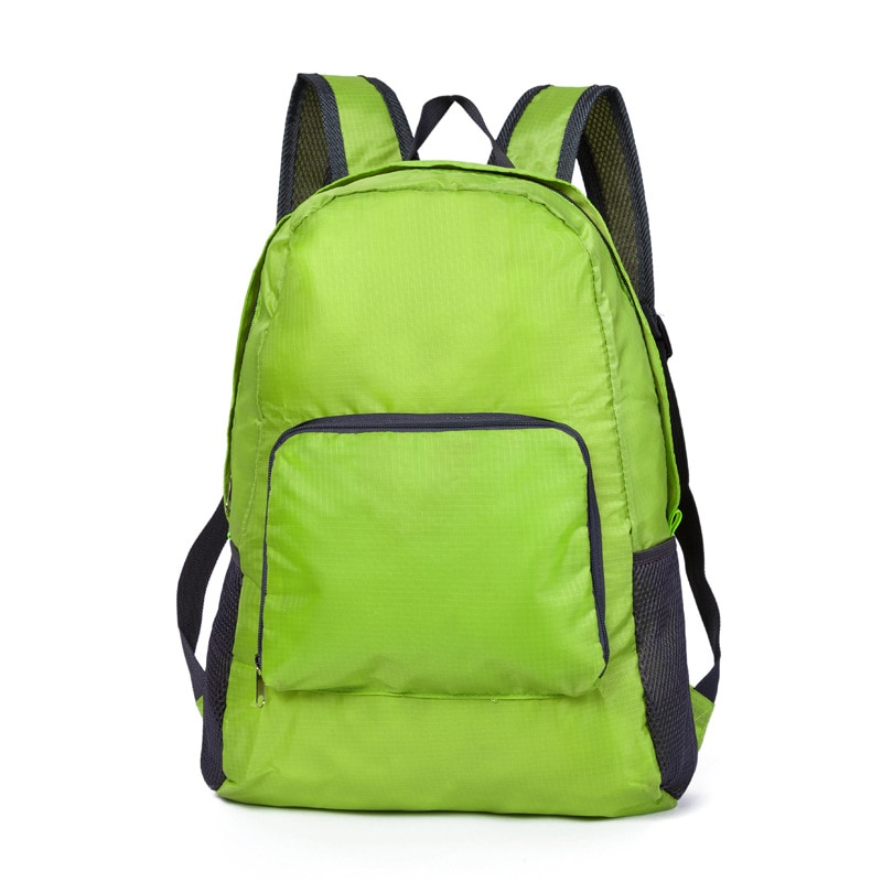 Sac à dos de voyage pour femmes sac d'école sac à dos d'école pour hommes sac à dos pliable de grande capacité sac à dos en Nylon sac à bandoulière léger: green