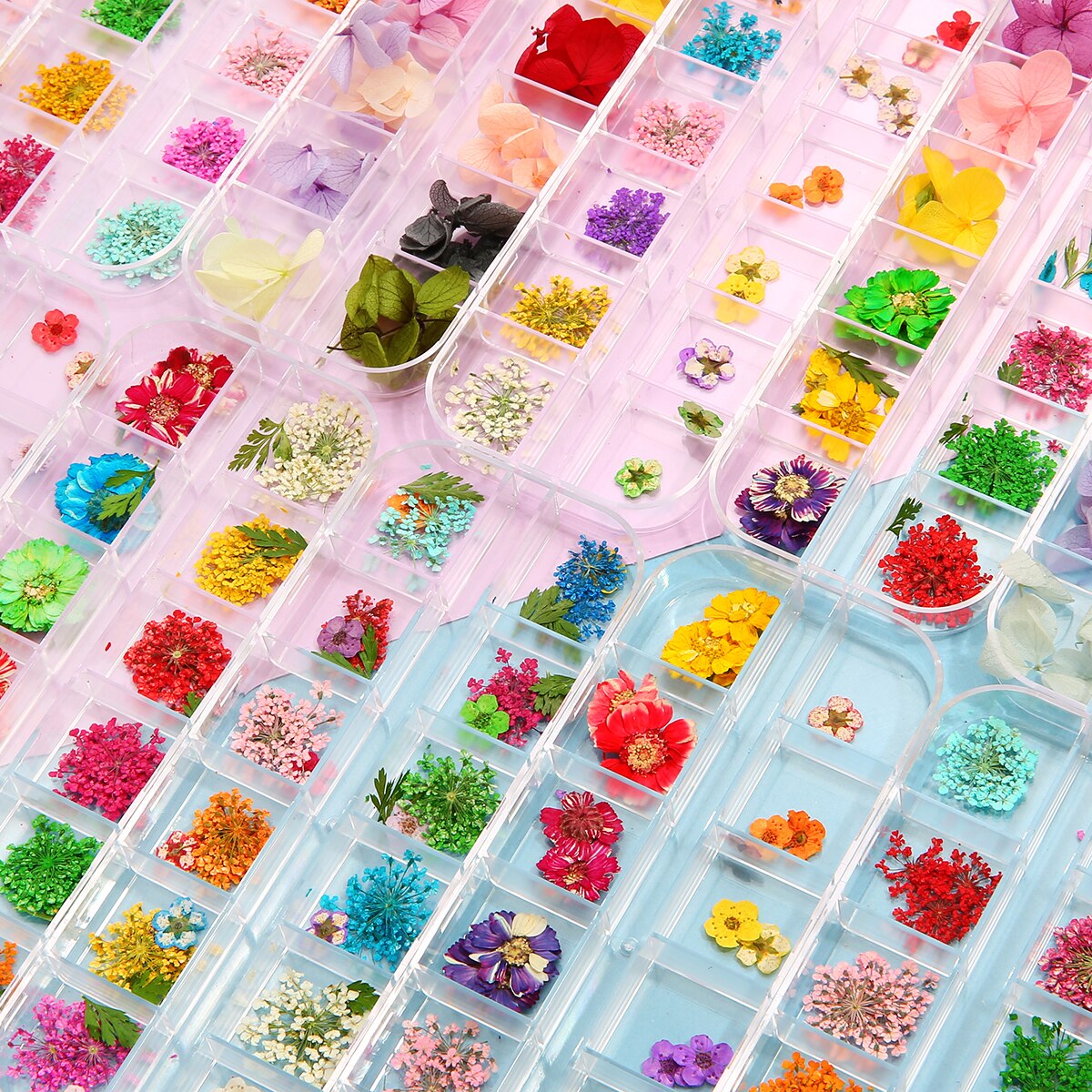 1 Doos Gedroogde Bloemen Droge Planten Voor Hars Mallen Vullingen Epoxy Hars Hanger Ketting Sieraden Maken Craft Diy Nail Art decoratie