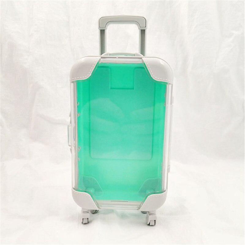 cute suitcase luggage eyelash packaging for mink lashes: only 10 lash box / 4